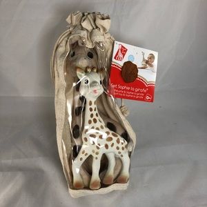 Sophie La Giraffe Gift Set Natural Rubber & Plush